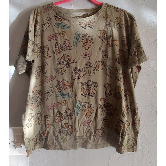 Uniqlo Tops - UT Uniqlo Shirt Women's L,chip & Dale,casual, 22 Inch Of Armp To Armp
